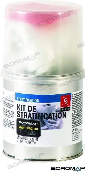 Kit de stratification polyester 250 gr Soromap – réf SOR140085