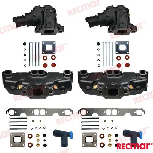 Kit échappement mcm 2002+ gm305/350/377 Recmar - réf MARV8-5K