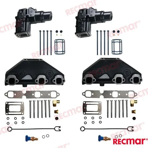 Kit échappement Volvo 1993+ gm262 V6 Recmar - réf MARV6-9K