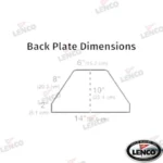 Kit flaps extreme duty 12v 43×30 Lenco - réf LEN15046