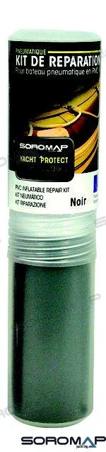 Kit réparation pvc noir 75 ml Soromap – réf SOR74320