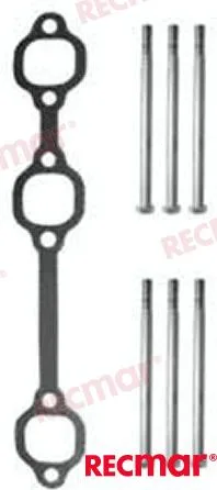 Kit visserie collecteur V6 + joint Recmar - réf REC32175