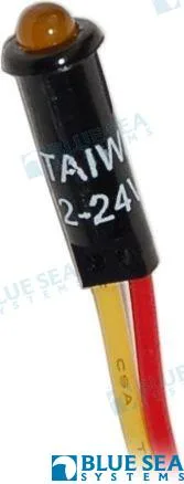 Lampe led jaune à encastrer 12/24v Blue Sea – réf BS8033