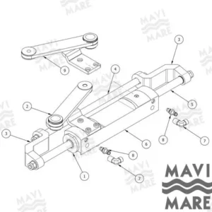 Levier articulation moteur-cylindre mc30 Mavi Mare – réf GS41114