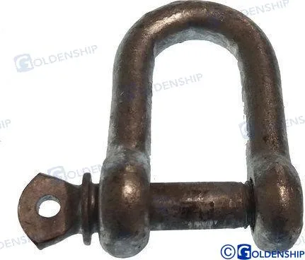 Manille droite galva 22mm Goldenship - réf GS71258