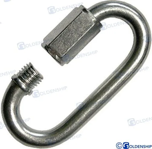 Manille ovale 6 mm (pack 20) Goldenship - réf GS71072B
