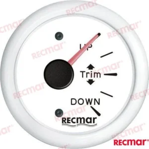 Manometre de trim 160-10º blanc Recmar – réf RECKY09314