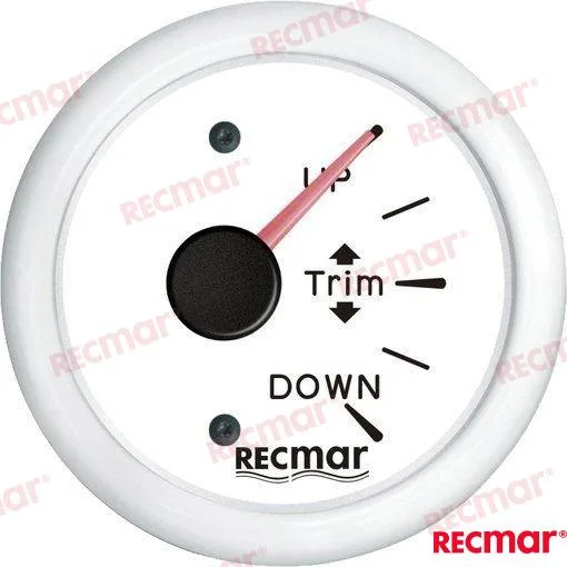 Manometre de trim 160-10º blanc Recmar - réf RECKY09314