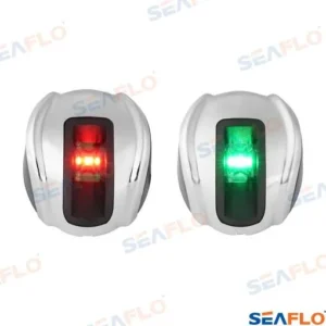 Paire de lampes led en acier inoxydable, Seaflo - réf SFNL021PS01