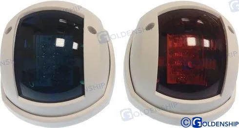 Paire feux de navigation LED blanc 86 x 99 x 53 mm Sea Lume - réf GS10313