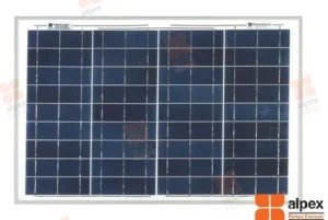 Panneau solaire policristal alpex 40w – réf MARCA10104