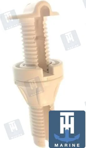 Passe câble blanc 90° T-H Marine – réf THTH-CC2