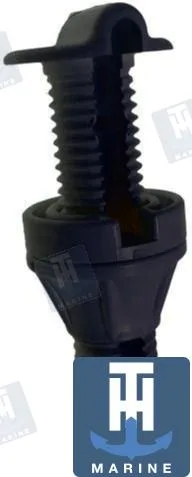 Passe câble noir 90° T-H Marine – réf THTH-CC1