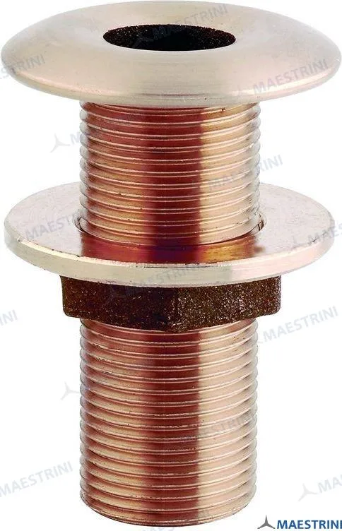 Passe-coque 1/2" bronze - Maestrini réf. GS30609