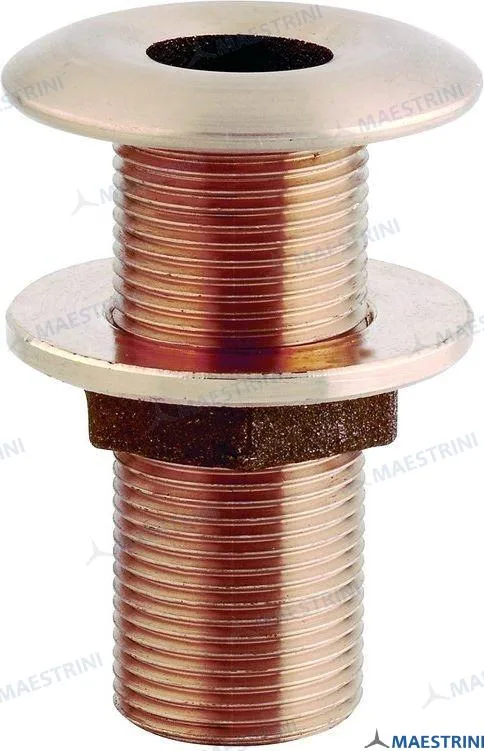 Passe-coque 2 1/2" bronze - Maestrini réf. GS30615