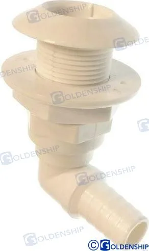 Passe coque coude90° nylon 28,5mm Goldenship – réf GS30088