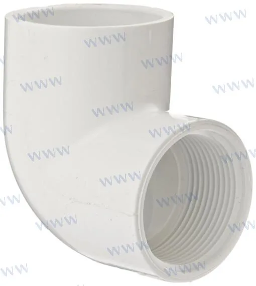 Coude d'échappement 45° 2,5" blanc Centek - réf CEN1200215W