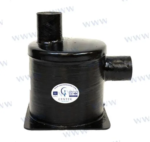 Silencieux waterlift Vernalift 4" x 4" Centek - réf CEN1500088W