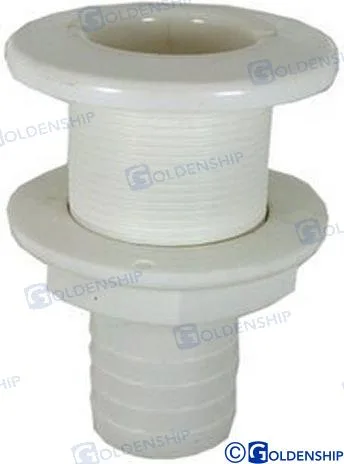 Passe-coque 1 1/2" plastique pour tuyau de 38 mm - Goldenship réf. GS30084