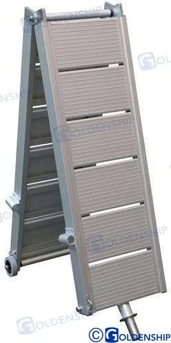 Passerelle aluminium pliante 2,5 m Goldenship – réf GS73175