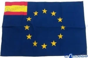 Pavillon cee/espagne 40×60 Goldenship – réf GS73338
