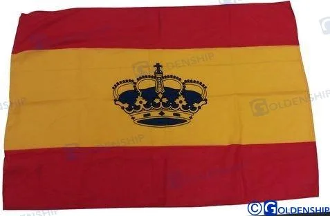 Pavillon espagne 70x100 c/corona Goldenship - réf GS73329