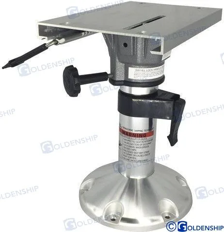 Pied siège manuel adjustable 350-450mm Goldenship - réf GS73256