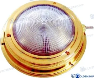 Plafonnier interieur en laiton 140mm Goldenship – réf GS10201