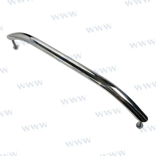 Main courante inox AISI 316, 609 mm, tube de 22 mm, goujons 1/4" - Sea Origin réf. SEA70131