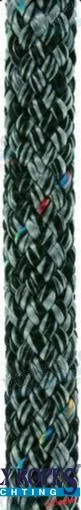 Poly-braid-32 12 mm gris/noir (85m) Poly Ropes - réf POL2081811712
