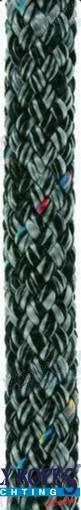 Poly-braid-32 8 mm gris/noir (150m) Poly Ropes - réf POL2081812608