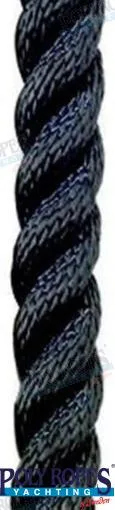 Polyester superieur noir 24mm (110 m) Poly Ropes - réf POL1110042124