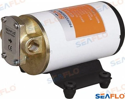 Pompe à engrenages 12 V pour huiles et lubrifiants, 12 L/min - Seaflo réf. SFGP103200301