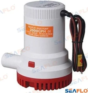 Pompe de cale 2000gph 24v Seaflo – réf SFBP2G200001