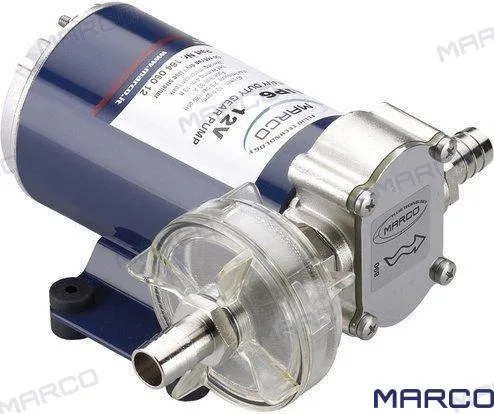 Pompe de transfert diesel UP6 24 V 26 l/min, laiton, filtre intégré, 1/2" BSP - Marco réf. GS20171