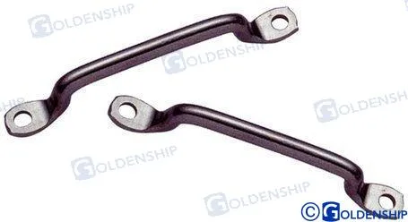 Pontet plat de fixation de sangle inox AISI 316, 50 mm, lot de 2 - Goldenship réf. GS72024