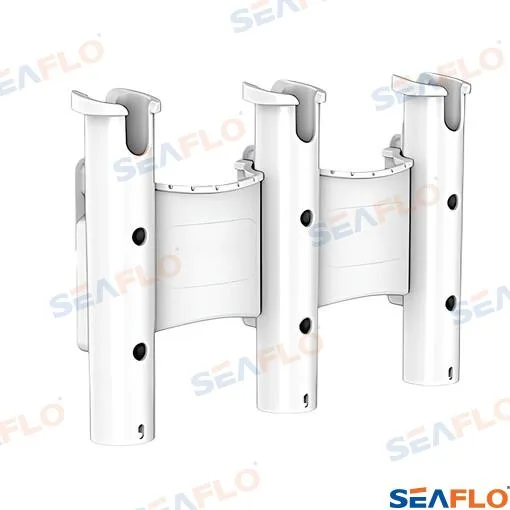 Porte-canne fixe 3 cannes blanc Seaflo - réf SFRH04032W