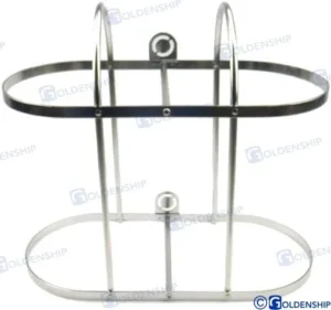 Porte defense inox 2 x 30cm Goldenship – réf GS62107