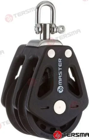 Poulie doble s/roulement 60mm Tersma – réf MVBP0603F