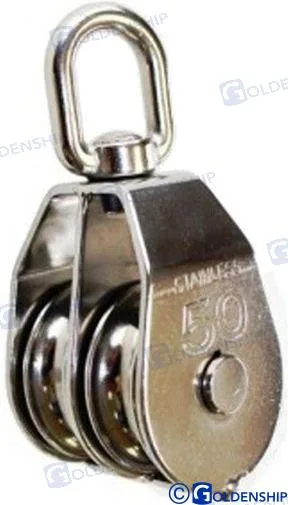 Poulie double 10mm Goldenship – réf GS71087