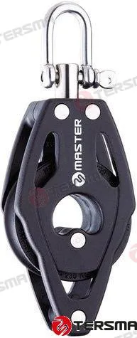 Poulie simple tournante 40mm Tersma – réf MVBB0402F