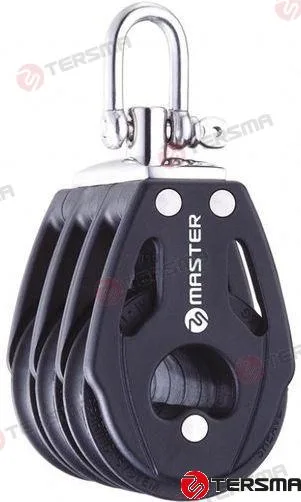 Poulie triple tournante réa 29 mm - Tersma réf. MVBB0205F