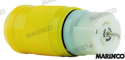 Connecteur femelle de rallonge de quai 63 A 230 V (6401CRCX) - Marinco réf. GS11388