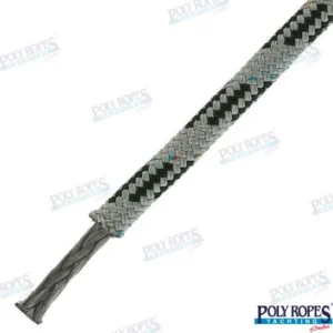 Prorace four gris/noir 6 mm (185 m) Poly Ropes - réf POL2081663106