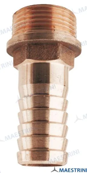 Raccord cannelé bronze 2 » x 60 Maestrini - réf GS30915