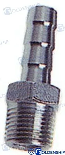 Raccord cannele inox 1/2&Prime; 20mm Goldenship – réf GS30224