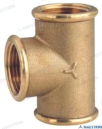 Raccord “t” 3/4 » f.f.f. laiton cr Maestrini - réf GS30825