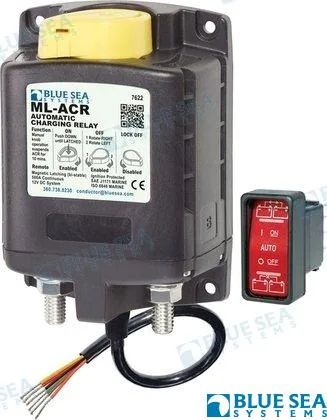 Relais auto de charge ml 500a 12v Blue Sea - réf BS7622