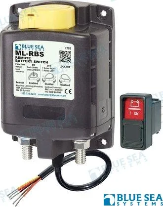 Relais auto de charge ml 500a 24v man Blue Sea - réf BS7702