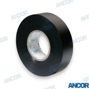 Ruban électrique noir premium 19mmx20m Ancor – réf AM331066